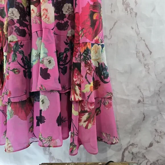 pink tie dye maxi dress Maxi Cover-Up Dress - Pink Tie Dye